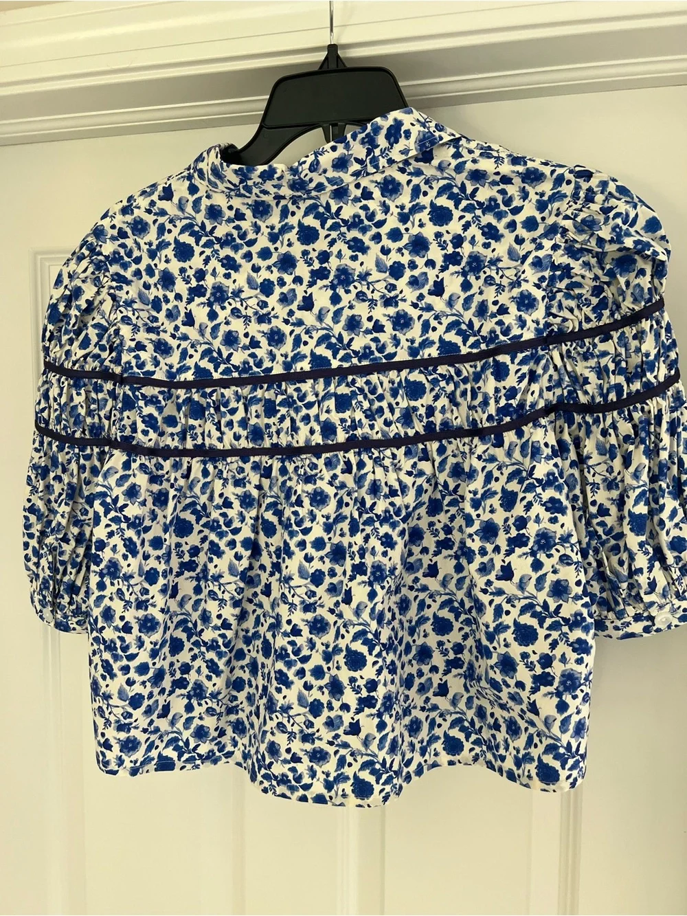 Anthropologie Maeve Leandra Shirred Yoke Blouse NWT Medium - Picture 2 of 3
